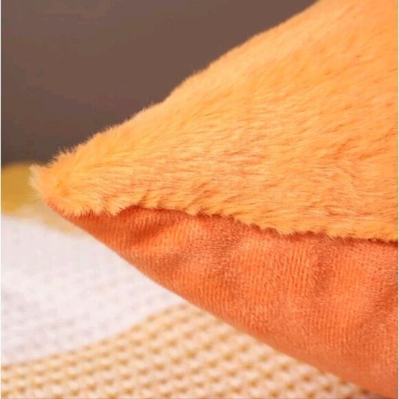 Pumpkin 🎃 Fuzzy Pillow Cover - Picture 3 of 4